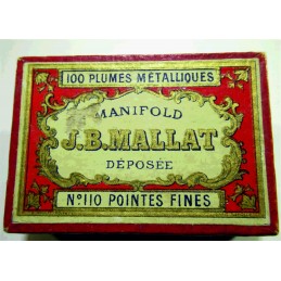 Box of french nibs J.B. MALLAT