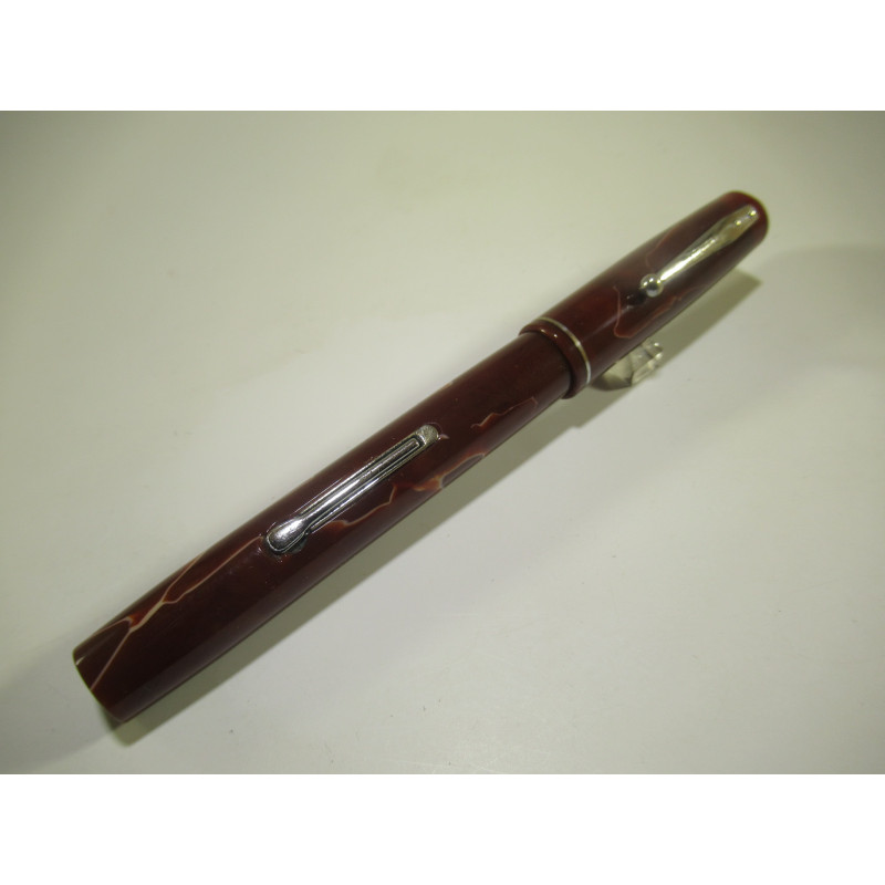 ✒️【Stylo Plume WATERMAN'S Ideal 32】 Mahogany - Plume Or 18k - Remplissage Levier