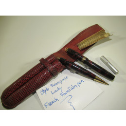 French fountain pen +...