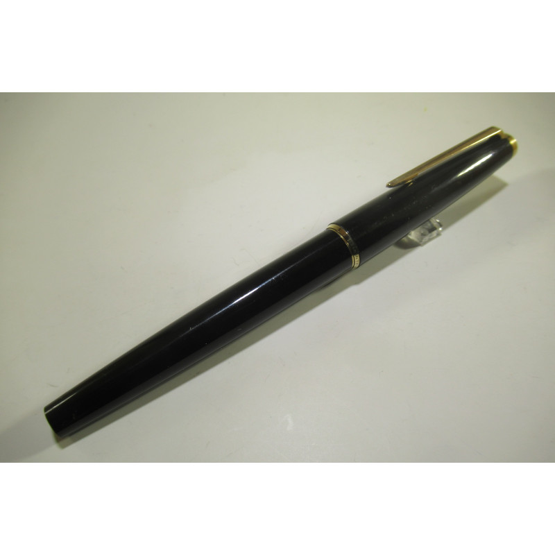 Stylo Plume Vintage Montblanc N°32 - Plume Or 14 Carats - Corps Résine - Encre Blanche - Occasion