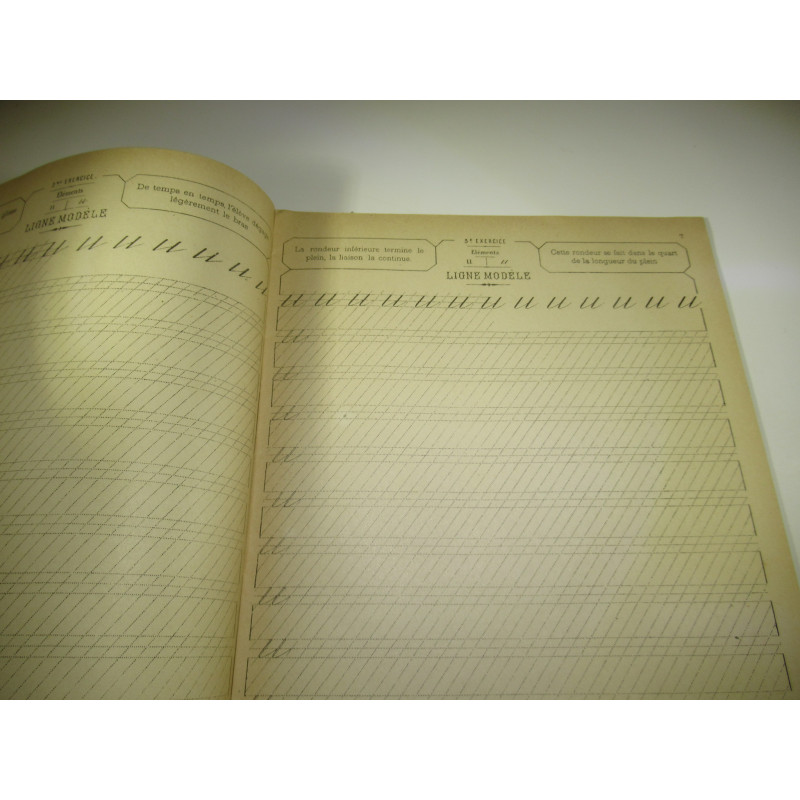 Very old notebook for learning writing, new from old stock