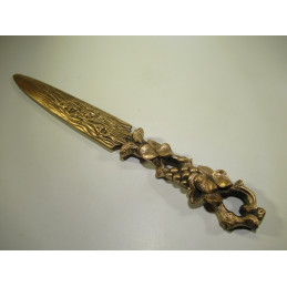 Bronze letter opener,...