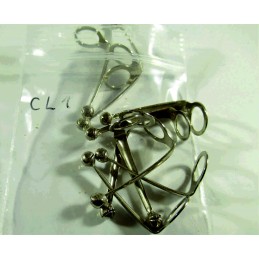 Set of 10 « ball » clips...