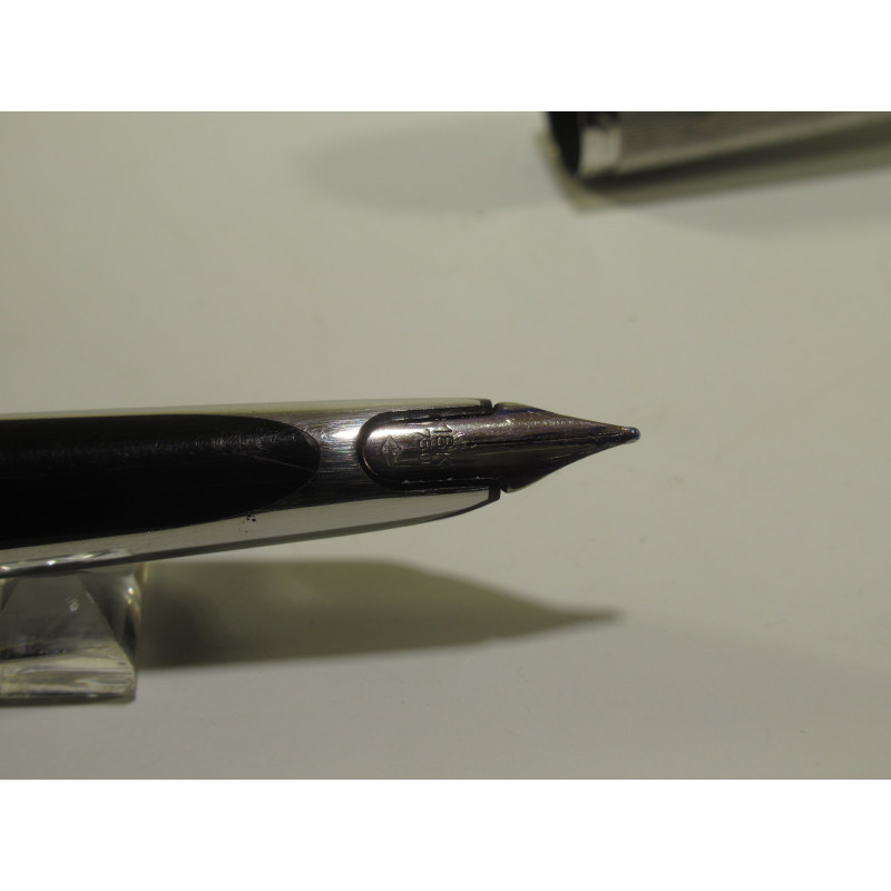 Stylo Plume Waterman Occasion - Plaqué Argent Et Or - État à Vérifier