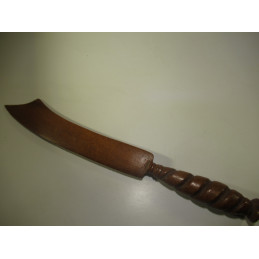 Frenc carved wooden letter...