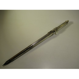 Porte-plume plaqué argent