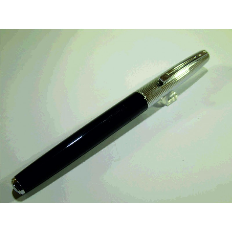 Stylo Plume Waterman Flash Argenté Et Noir - État Occasion, Parfait Pour L'écriture Quotidienne