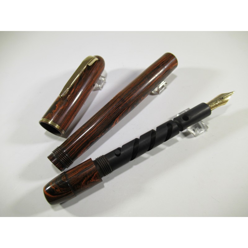 Stylo Plume Vintage Pulsa Pen (Stylomine Paillard) - Modèle Ancien à Restaurer - Longueur 13.8 Cm
