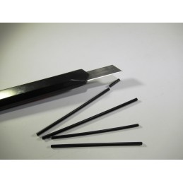 Set of 4 black ABS sticks...