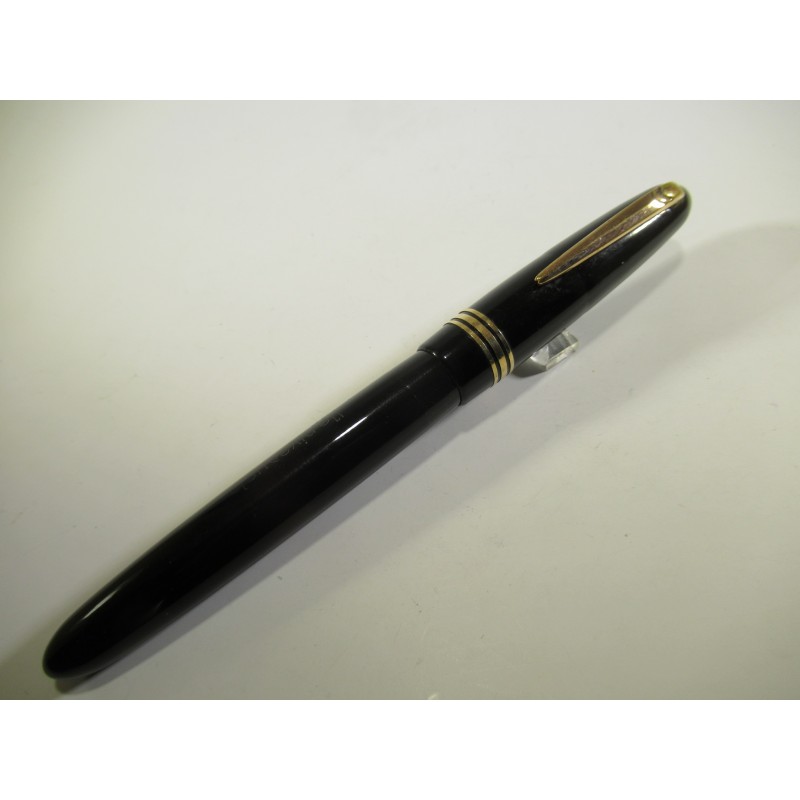Stylo Plume Bayard 473 Special Luxe PSF - Plume 18K F, Corps Celluloid Noir, Vintage