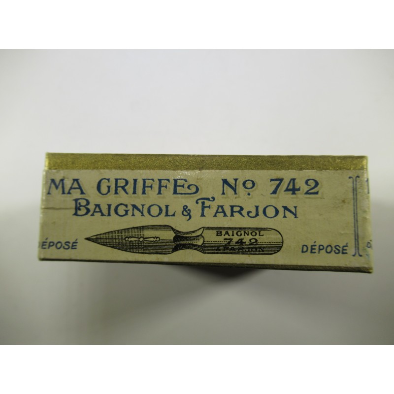 Box of french nibs "MA GRIFFE" BAIGNOL & FARJON